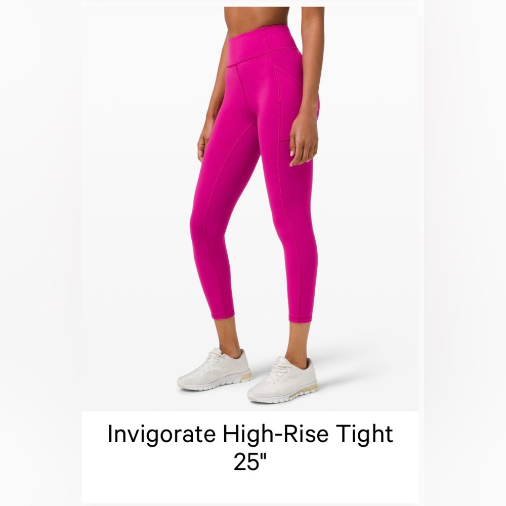 Lululemon Invigorate high rise tight 25” with pockets